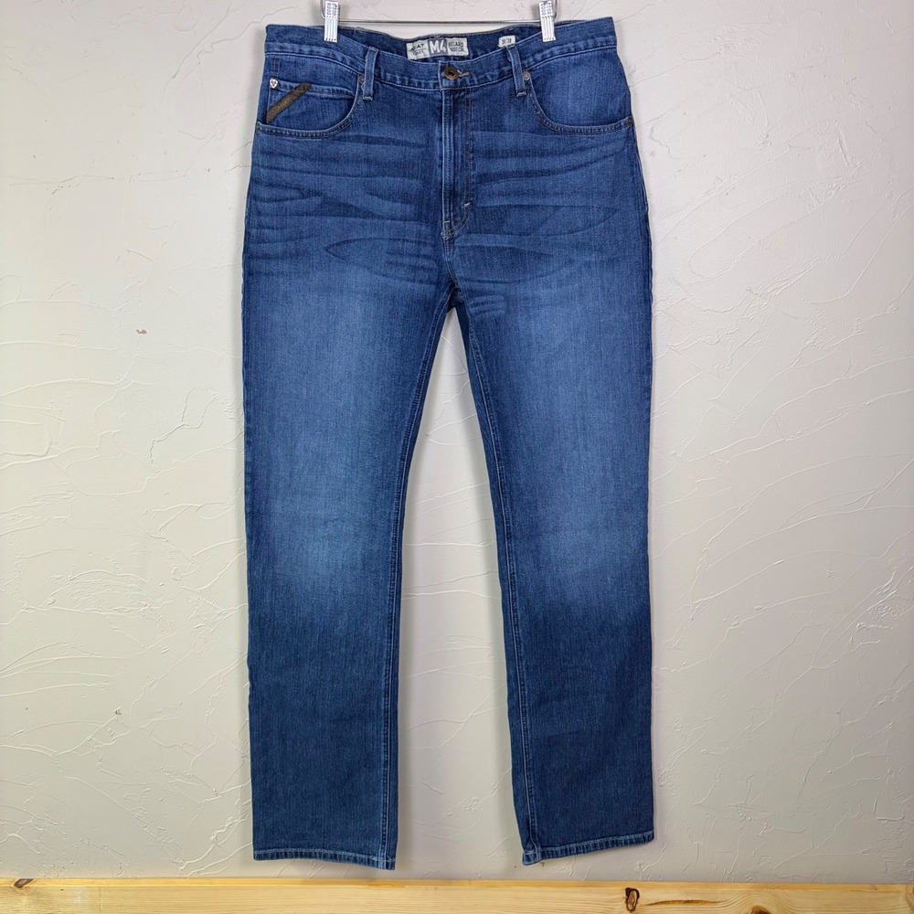 Ariat M4‎ Relaxed Boot Cut Jeans Mens 38x38 Blue Big Tall Denim Western Workwear